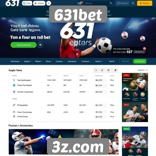 Oferta de jogos e apostas no 631bet